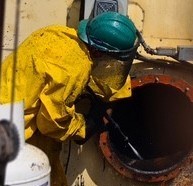 Confined space entry